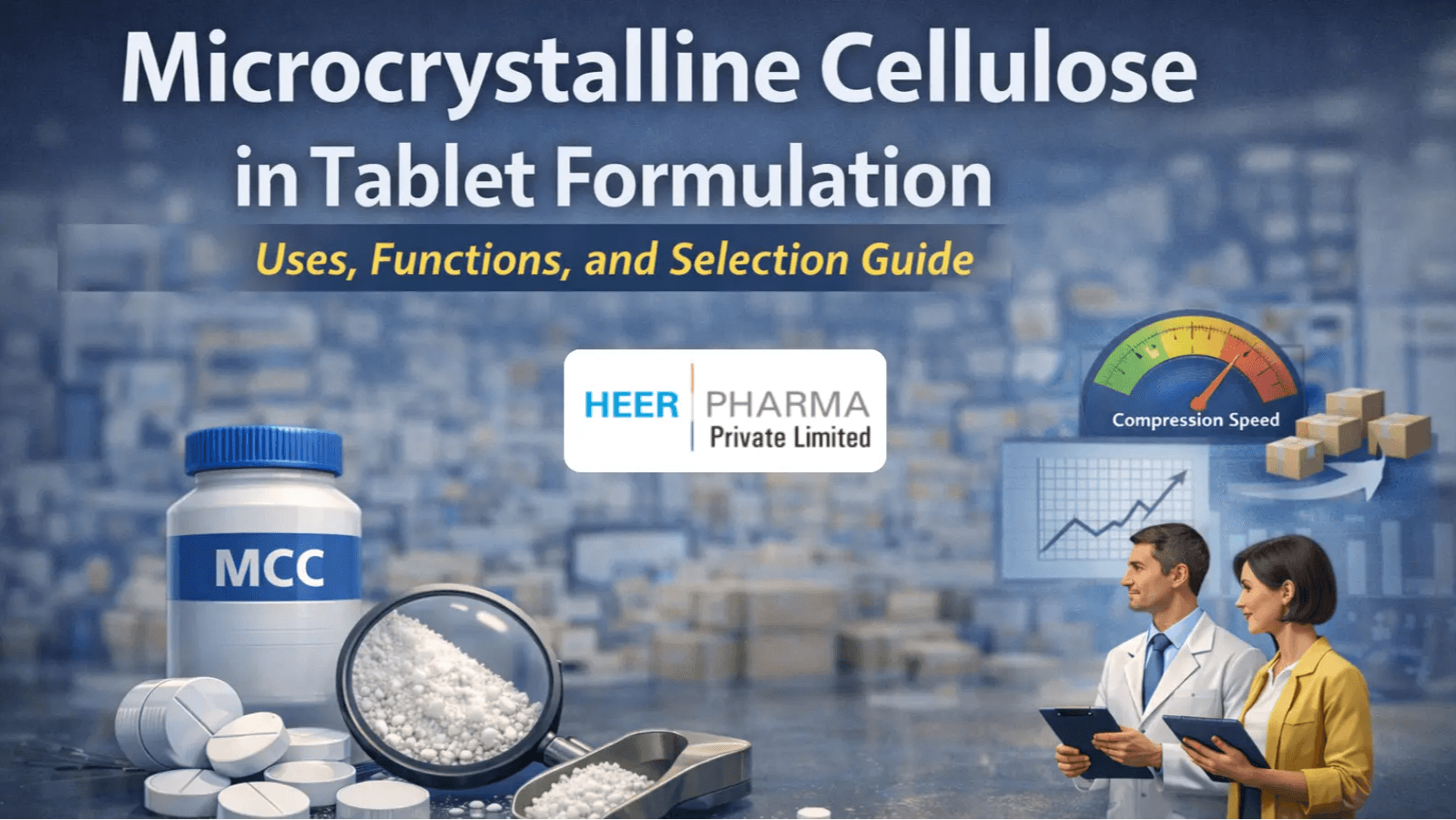 Microcrystalline Cellulose in Tablet Formulation: Uses, Functions, and Selection Guide - Heer Pharma