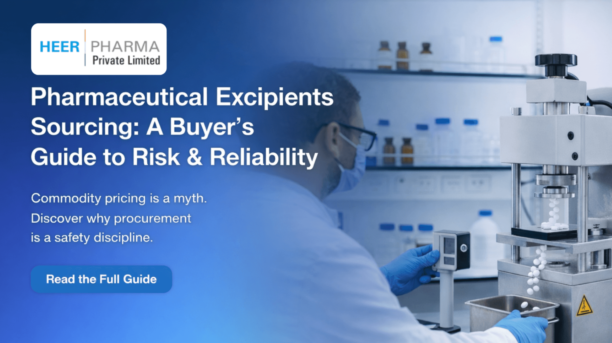 Pharmaceutical Excipients Sourcing from India - Heer Pharma