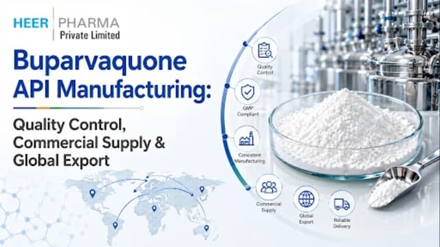 Buparvaquone API Manufacturing: Quality Control, Commercial Supply - Heer Pharma